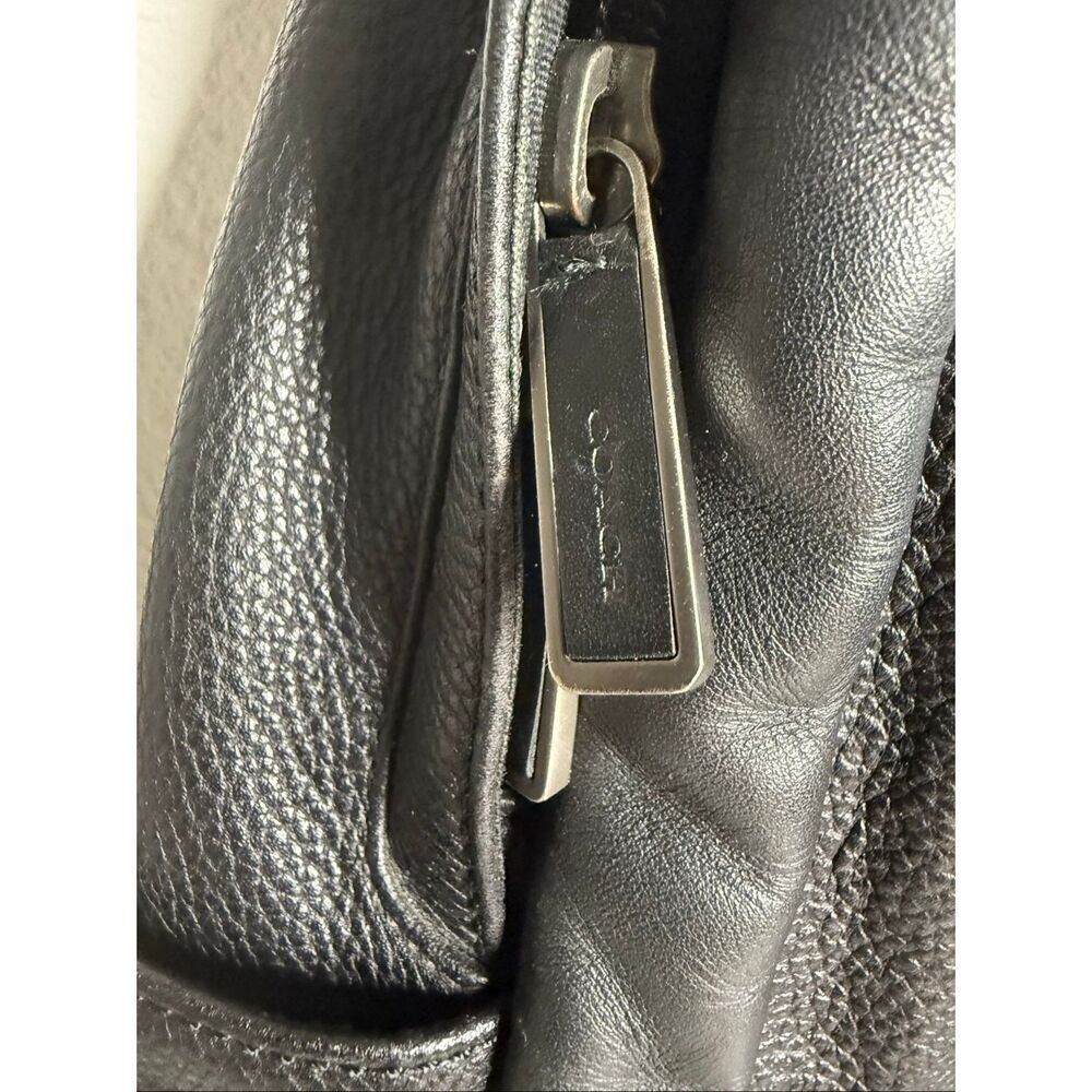 Genuine Leather Coach Backpack Black B1461-FT1060 - Picture 6 of 14